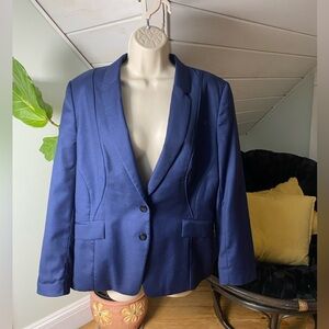 BOSS Hugo Boss Wool Blazer in Dark Navy Womens Size 10